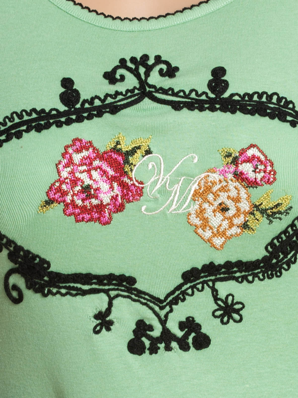 VIVE MARIA Blooming Roses Shirt green