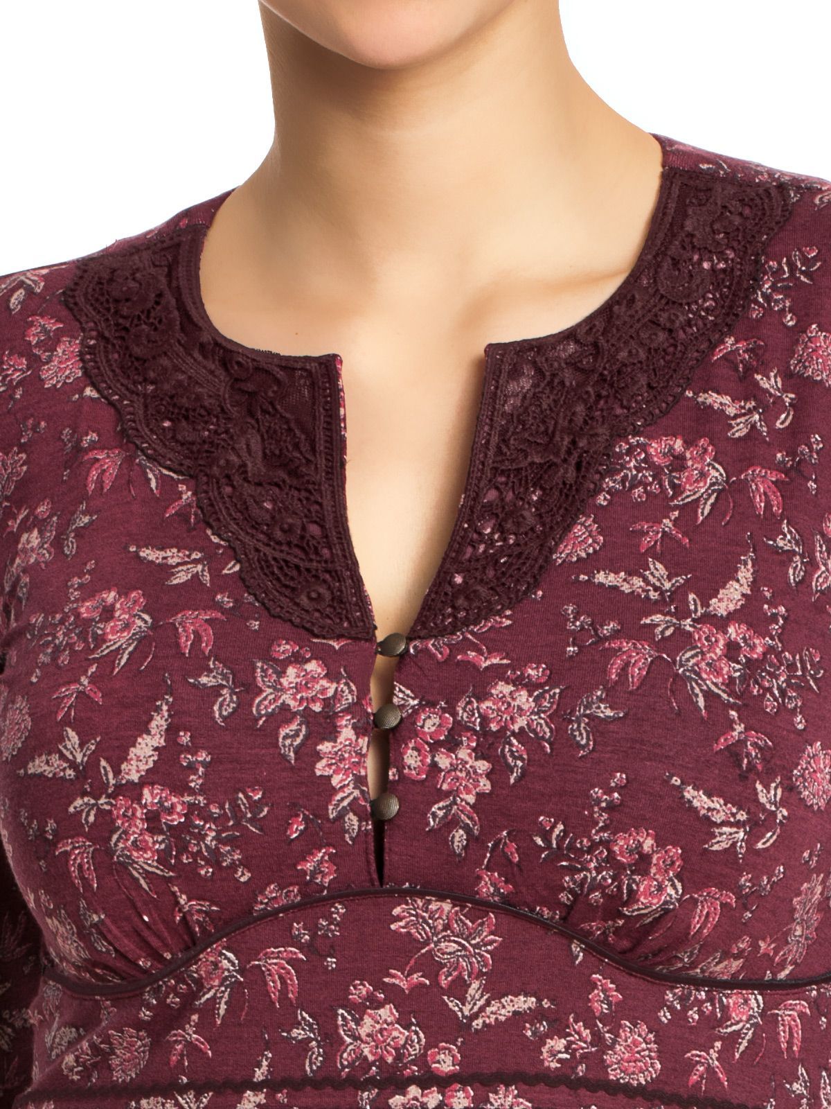 VIVE MARIA Fleurs Rouges Blouse