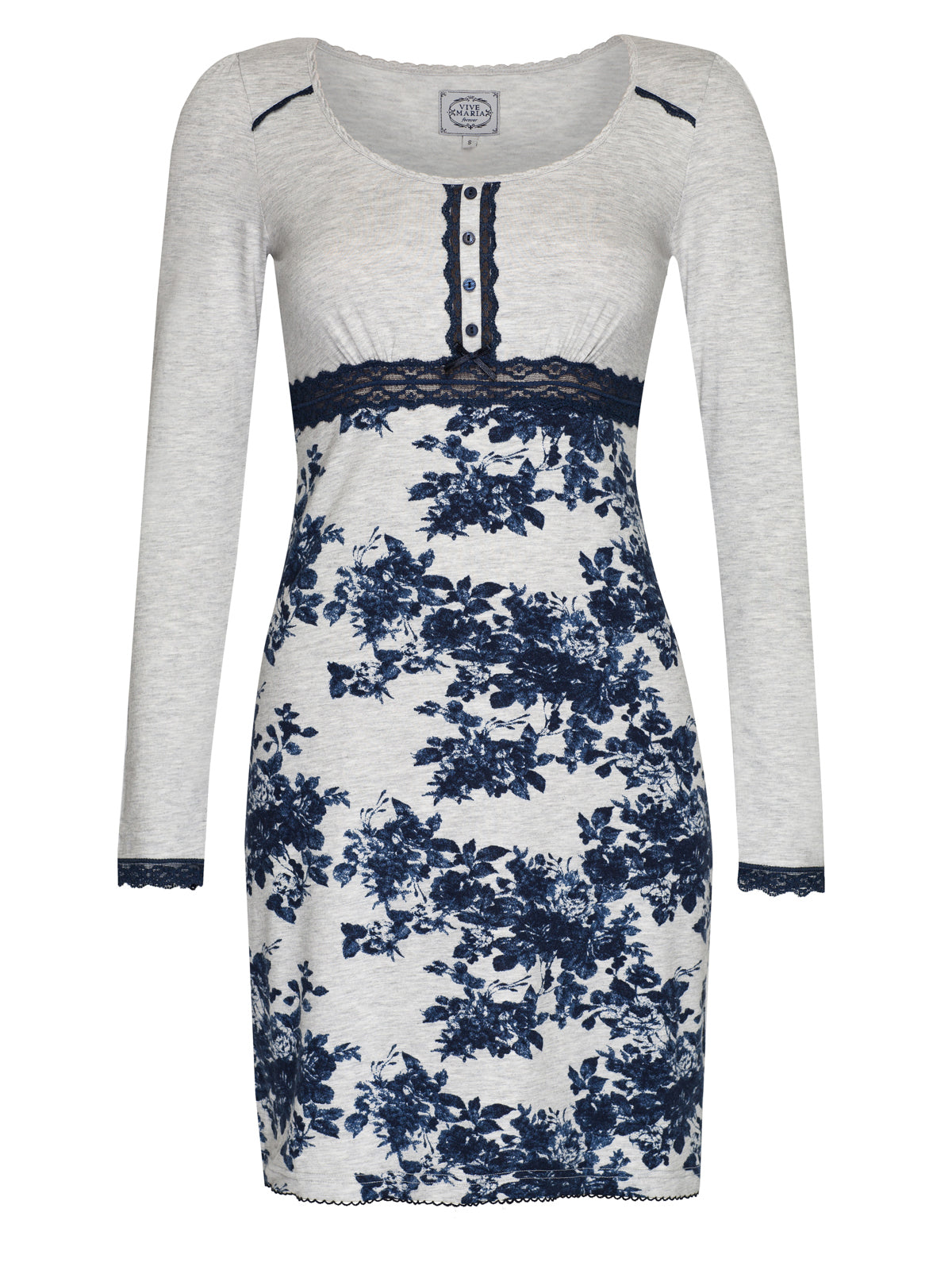 VIVE MARIA Blue Roses Nightdress