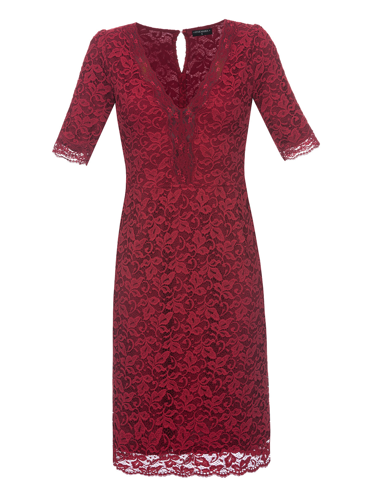 VIVE MARIA Red Glam Lace Dress