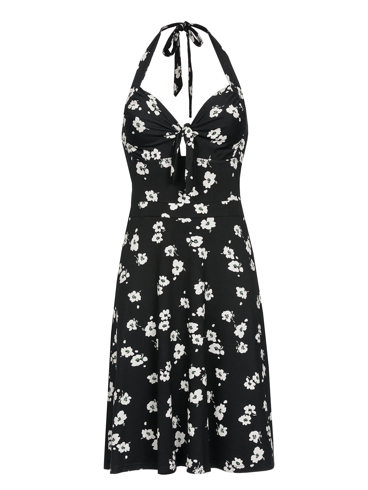 VIVE MARIA Fleur Noir Neckholder Dress
