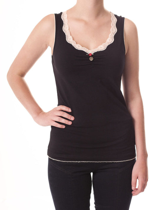 VIVE MARIA Sweet Basic Tank Top black