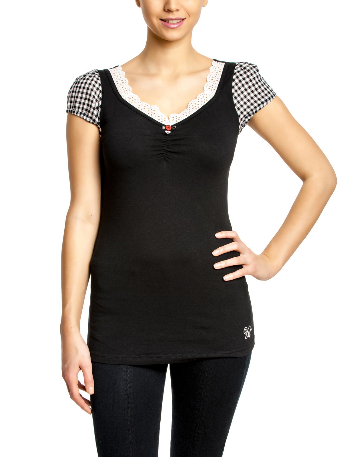 VIVE MARIA Wiesn Mädchen black Shirt