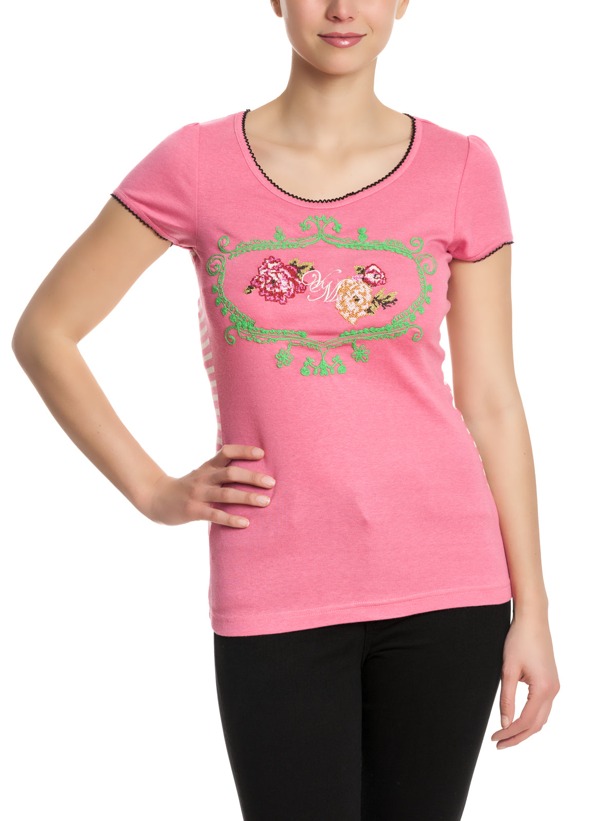 VIVE MARIA Blooming Roses Shirt pink