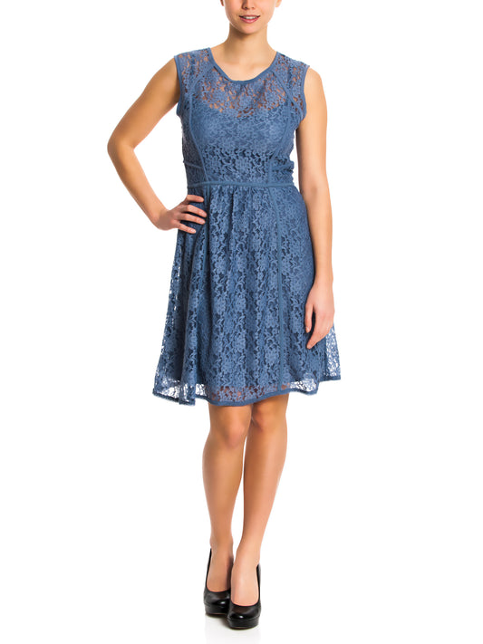 VIVE MARIA Blue Lace Dress
