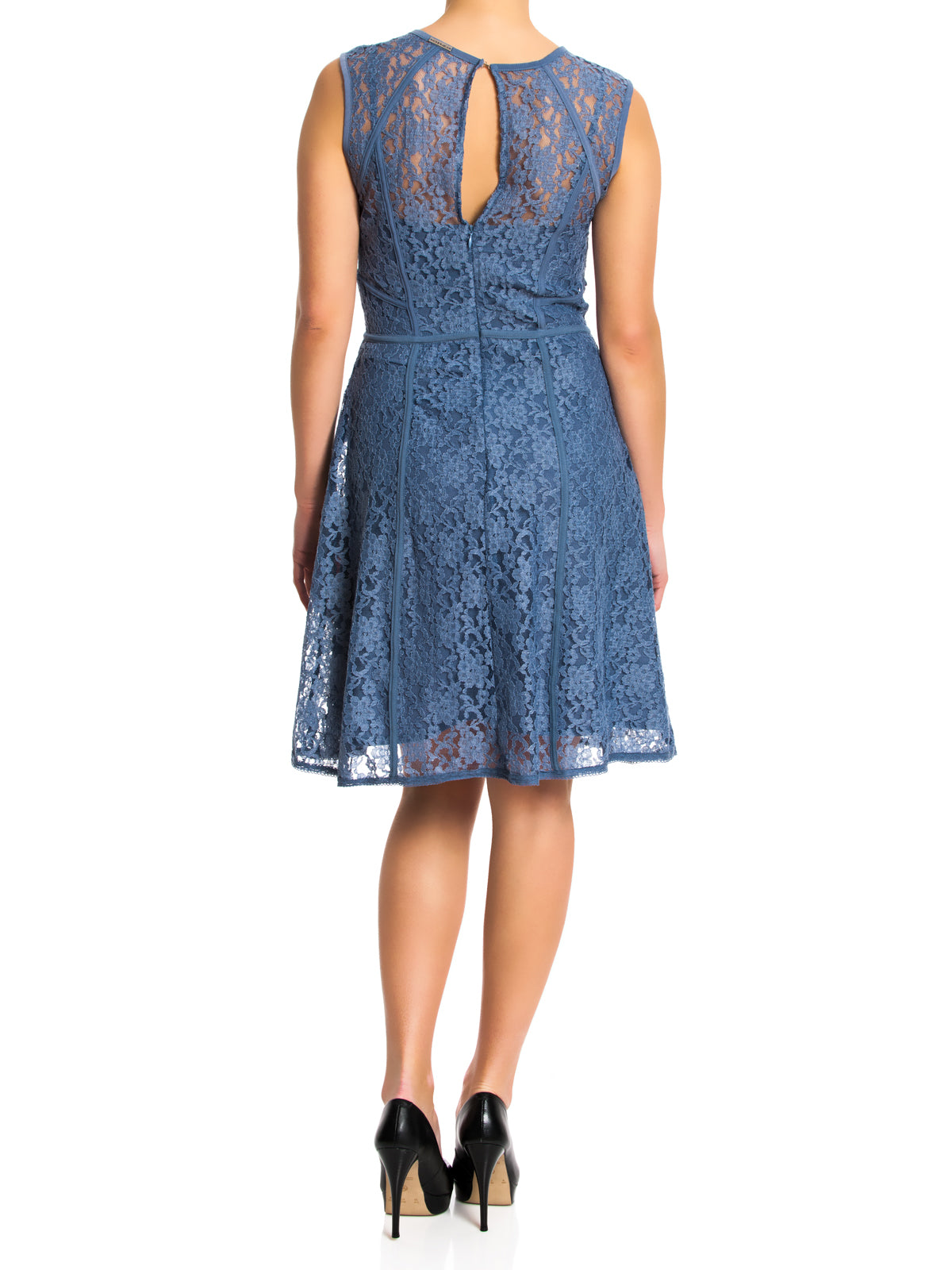 VIVE MARIA Blue Lace Dress