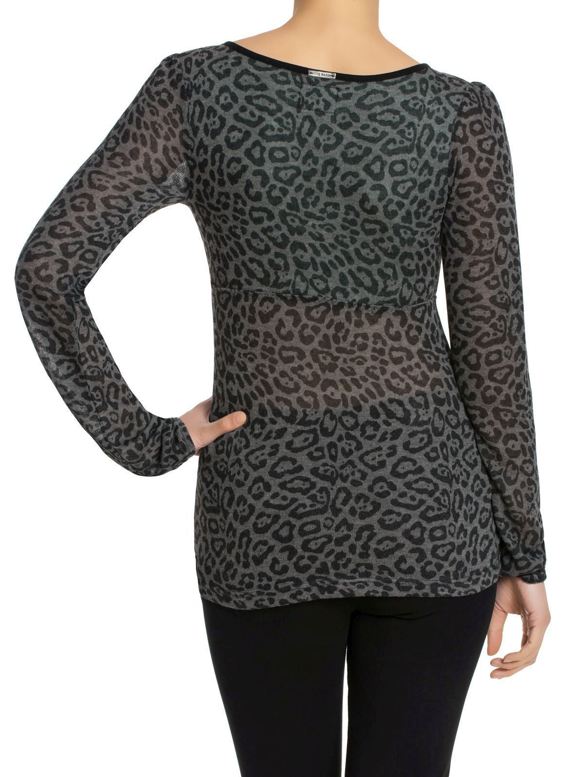 VIVE MARIA Soft Grey Leo Top