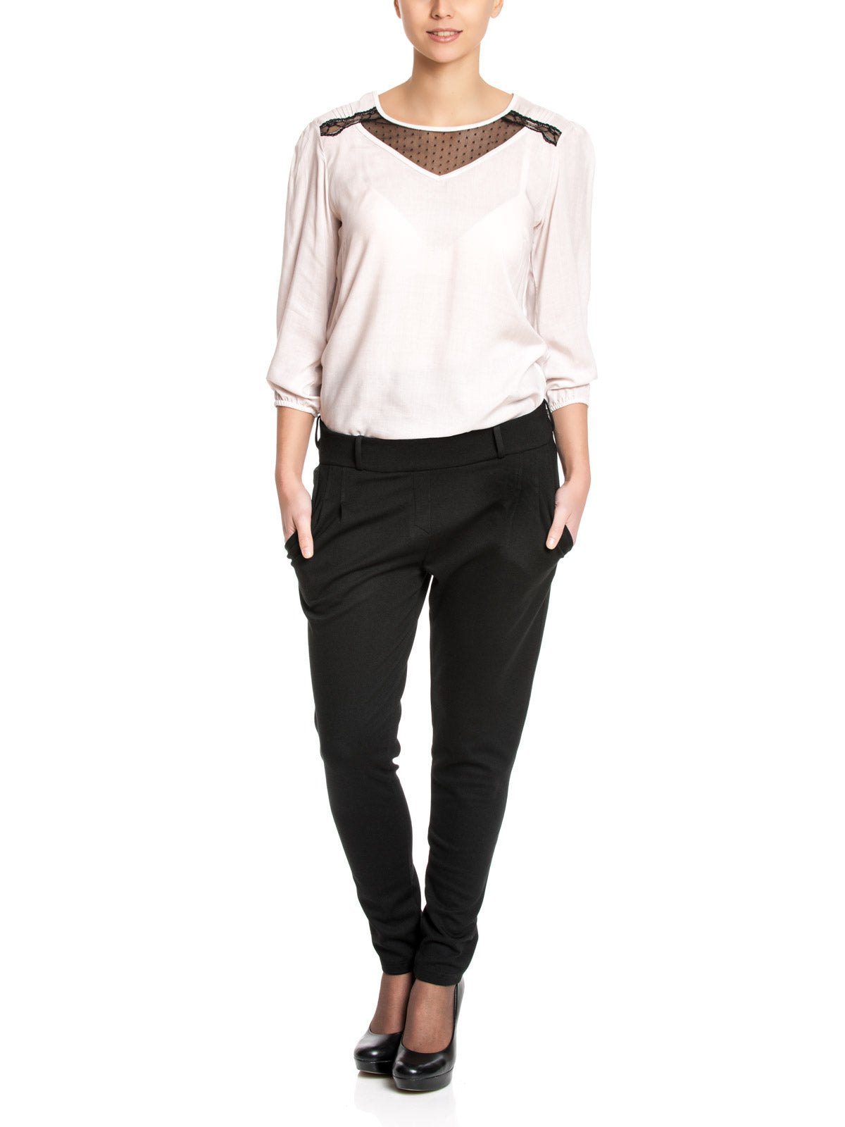 VIVE MARIA Black Basic Pants