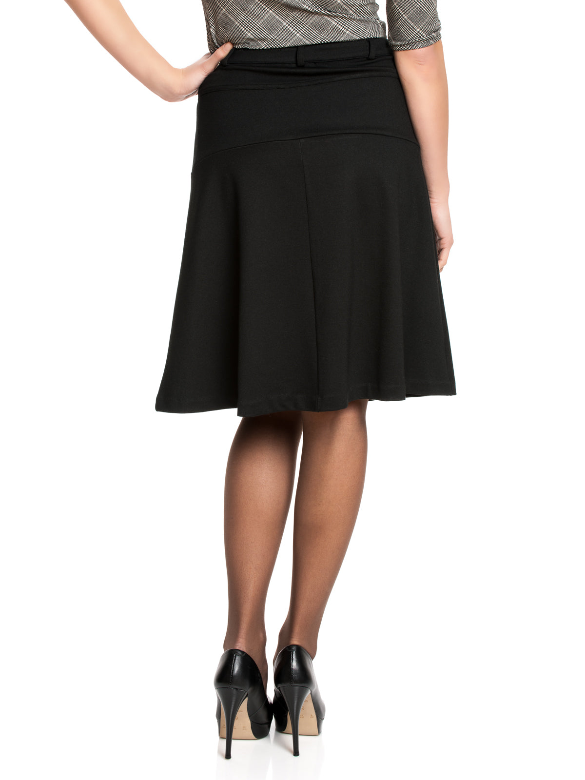 VIVE MARIA Black Basic Long Skirt