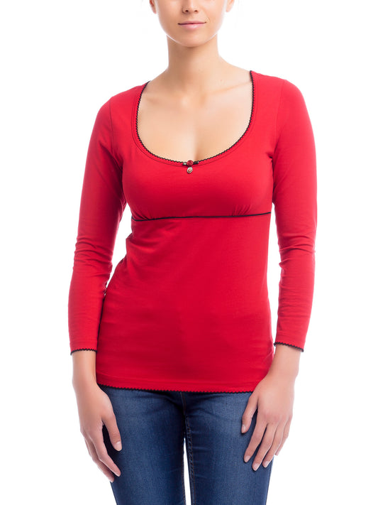 VIVE MARIA Give me your Love Longsleeve red