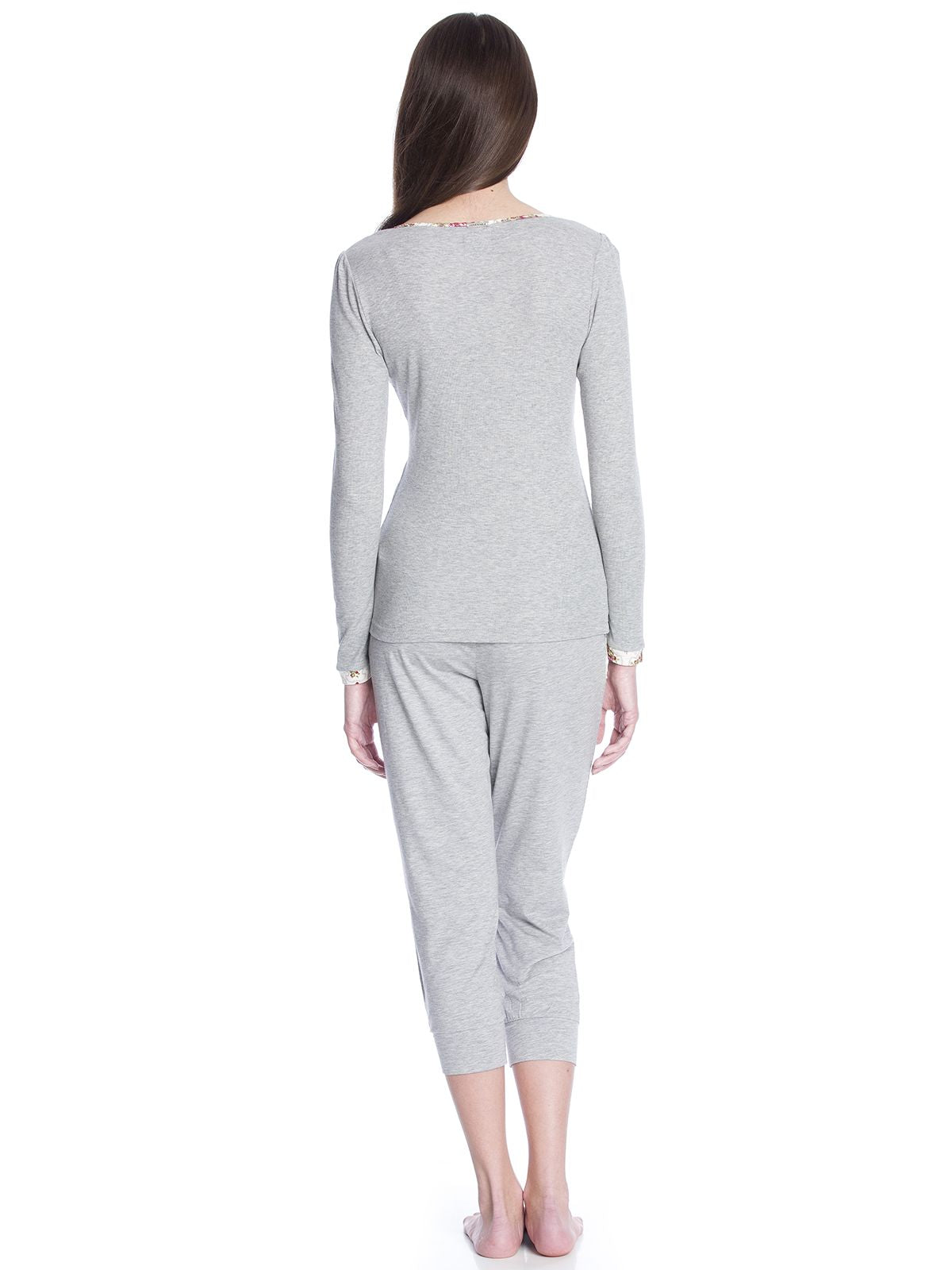 Vive Maria Cottage Flower Pyjama grey