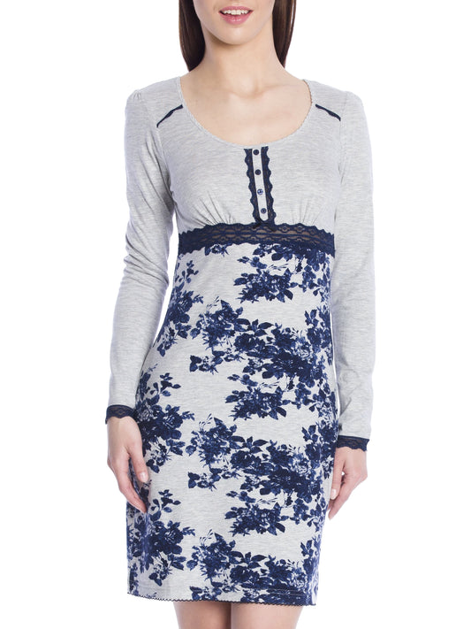 VIVE MARIA Blue Roses Nightdress