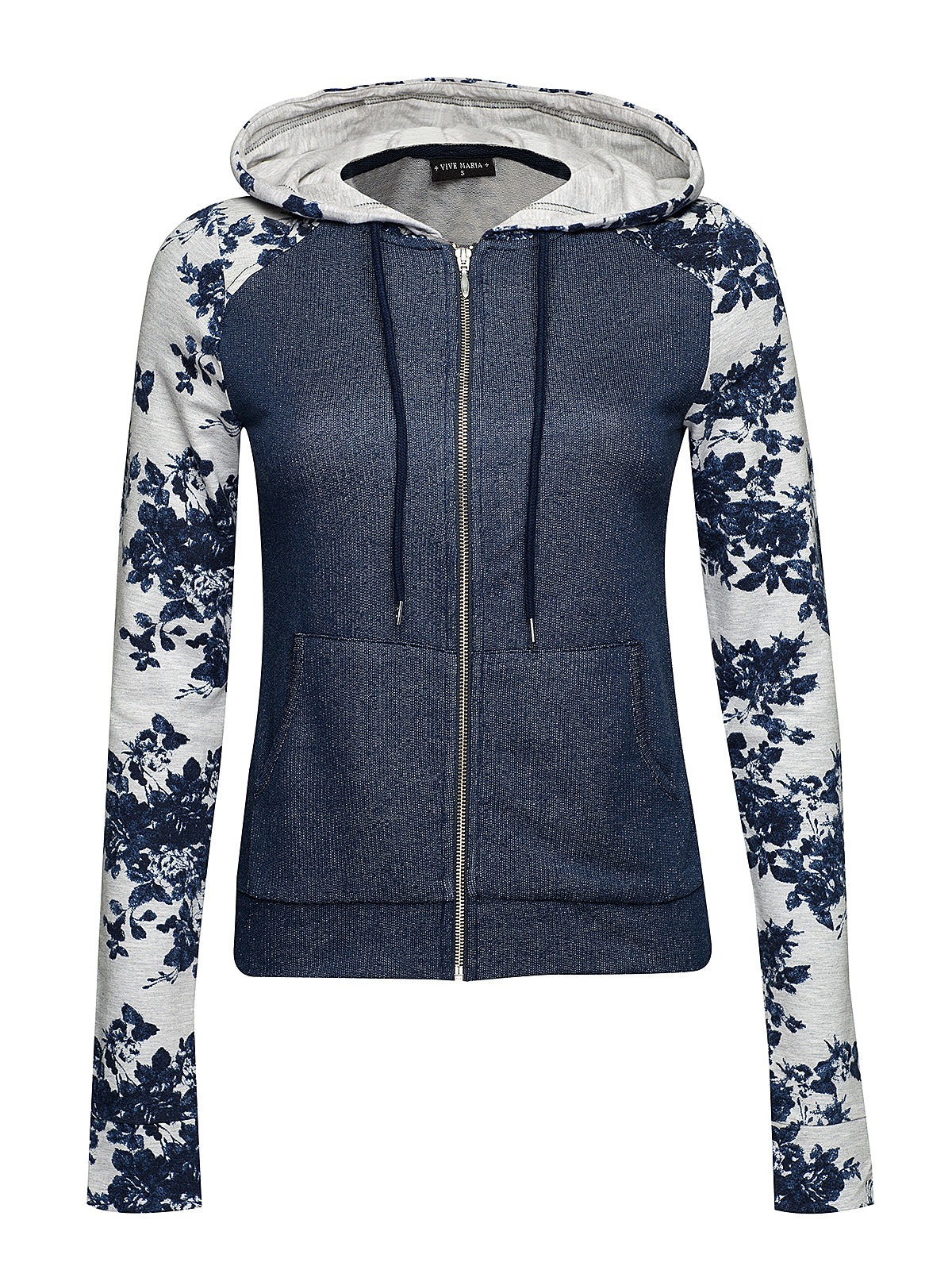 VIVE MARIA Faded Blue  Hooded Jacket