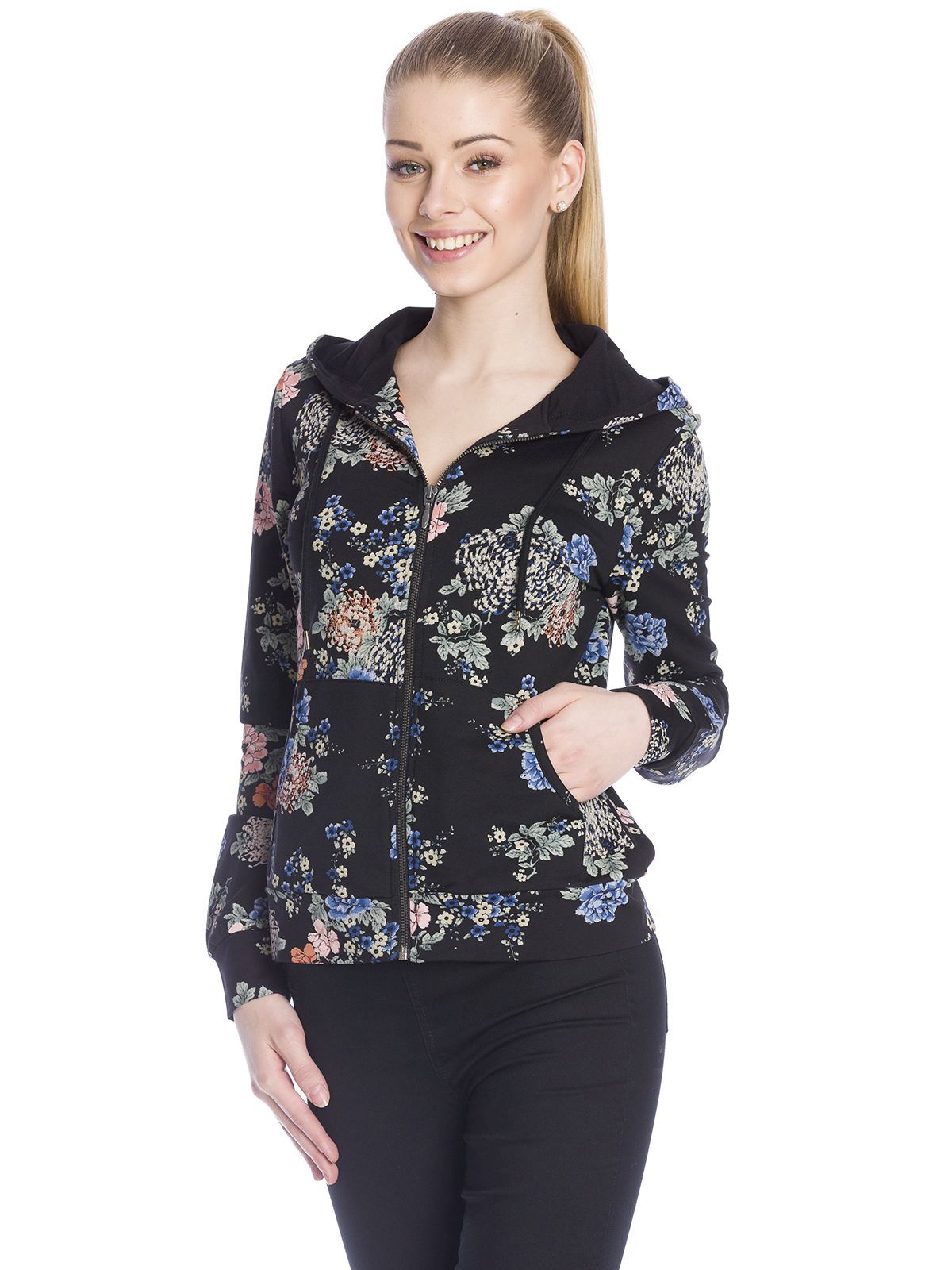 VIVE MARIA Flower Homewear Hooded Jacket