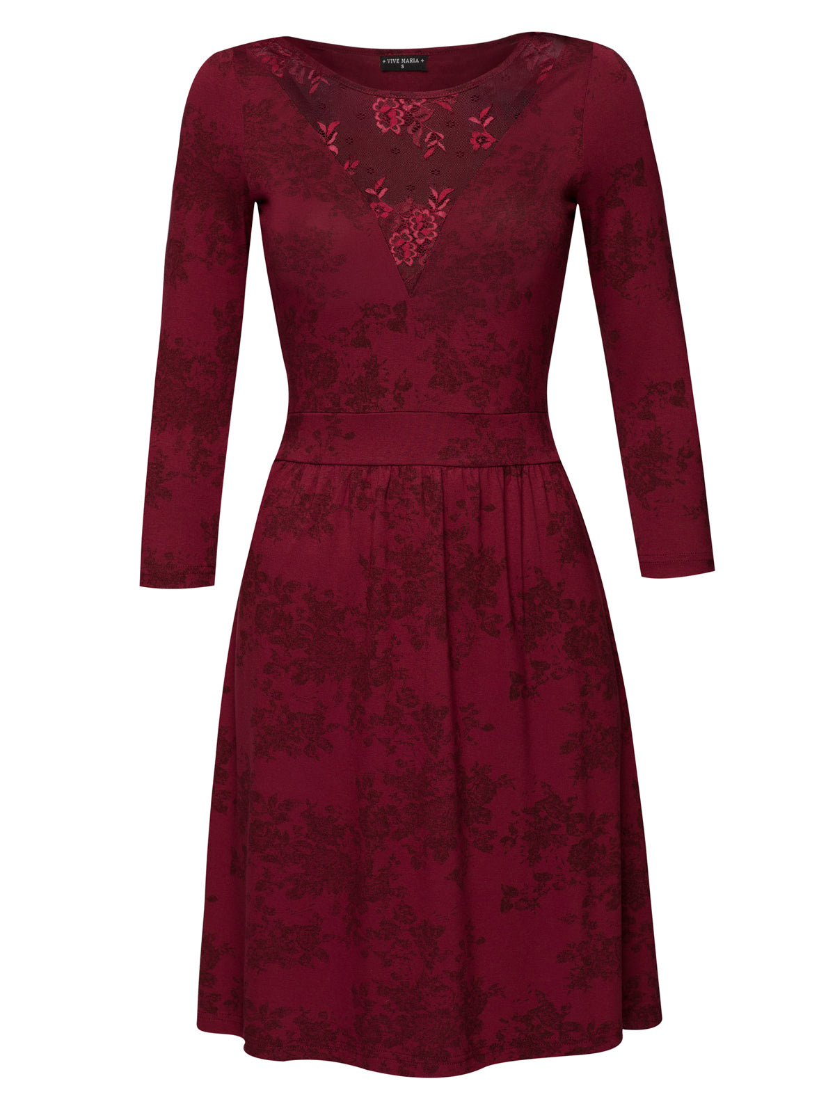 VIVE MARIA Red Roses Lace Dress