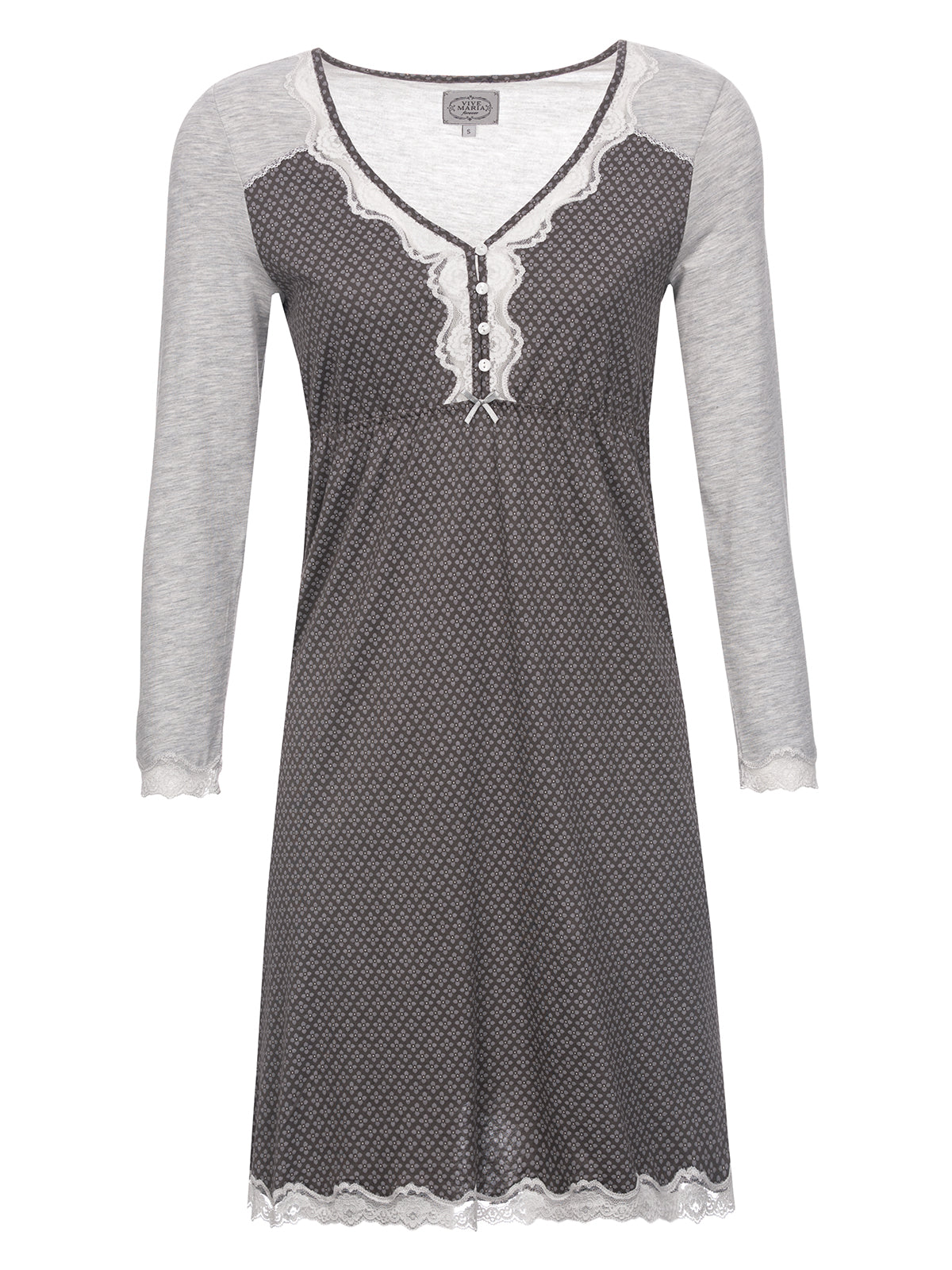 VIVE MARIA Gray Night Nightdress
