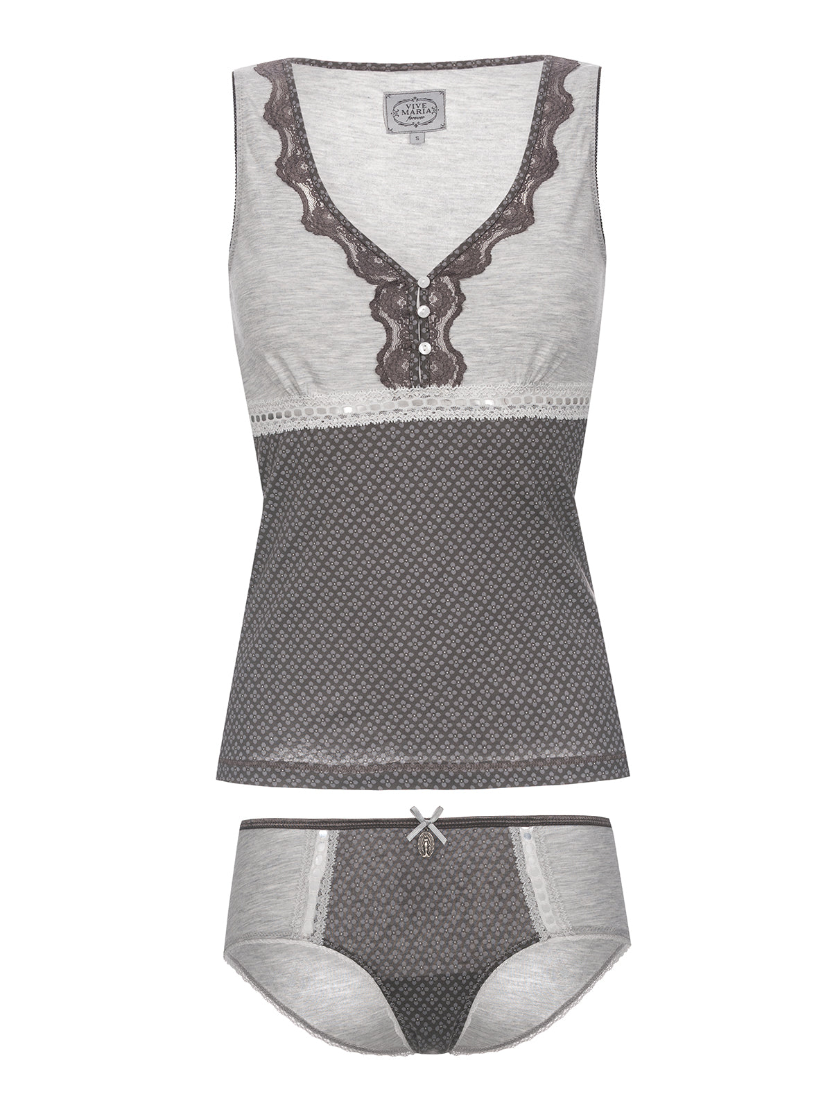 Vive Maria Gray Night Set
