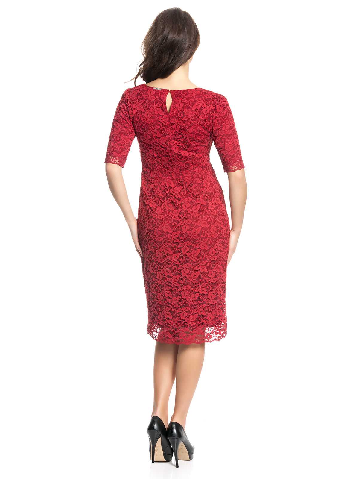 VIVE MARIA Red Glam Lace Dress