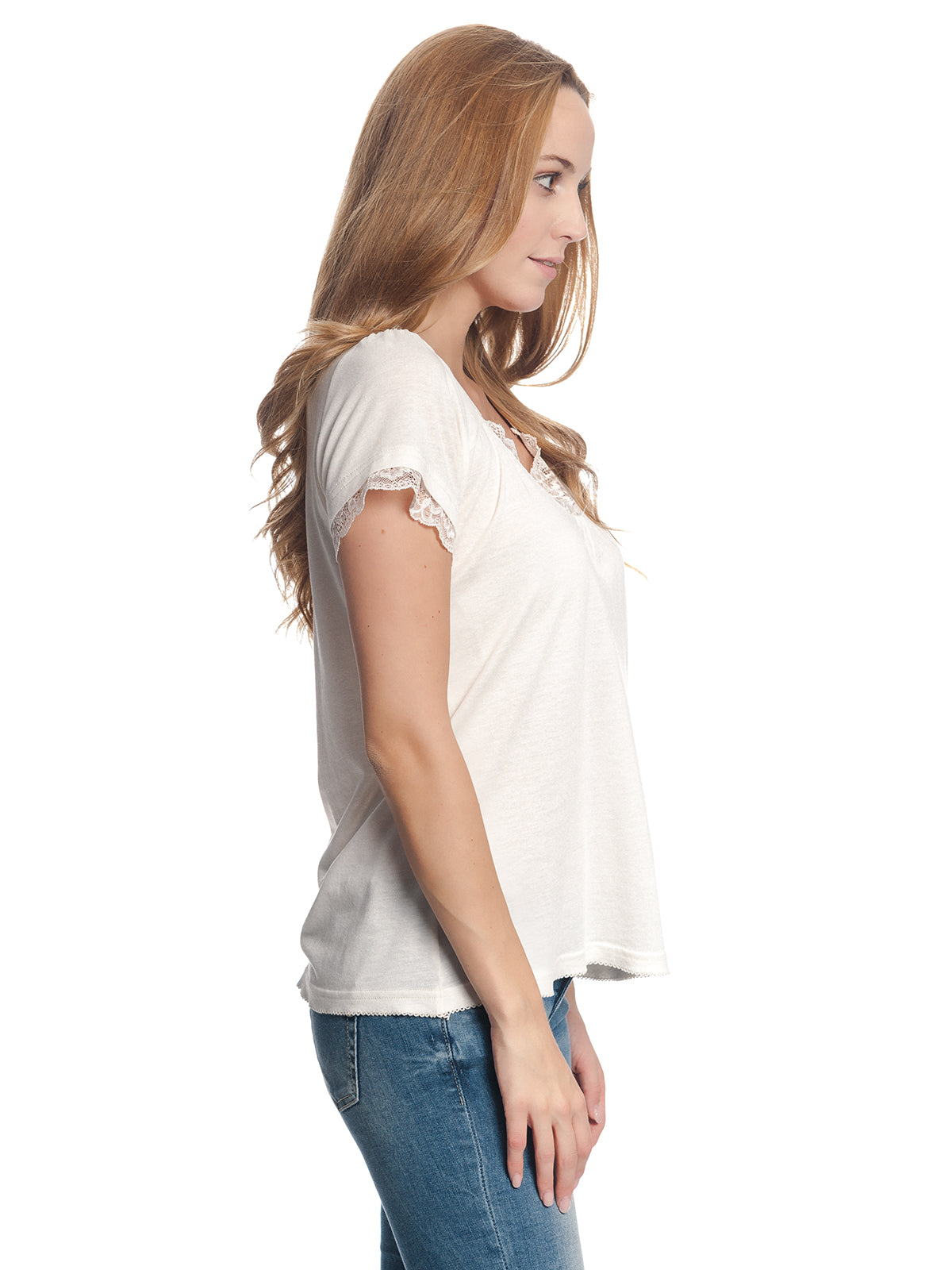 VIVE MARIA Basic Lace Shirt cream