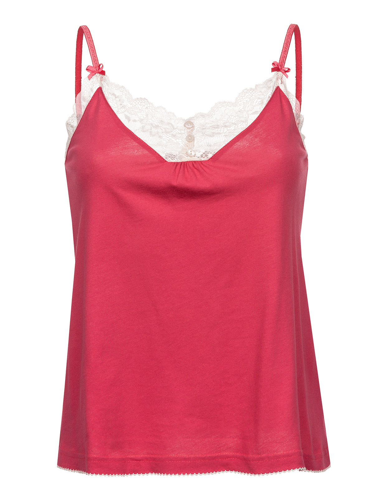 VIVE MARIA Basic Lace Top berry