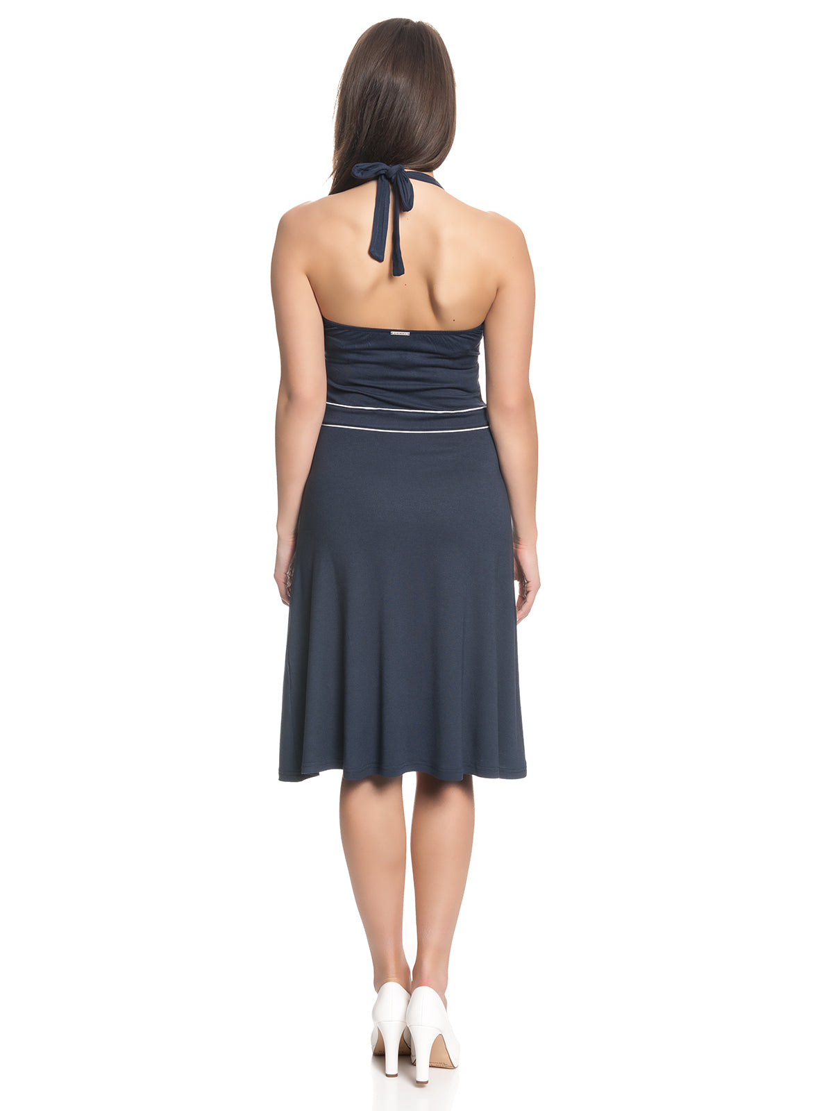 Vive Maria Big Sea Holderneck Dress navy
