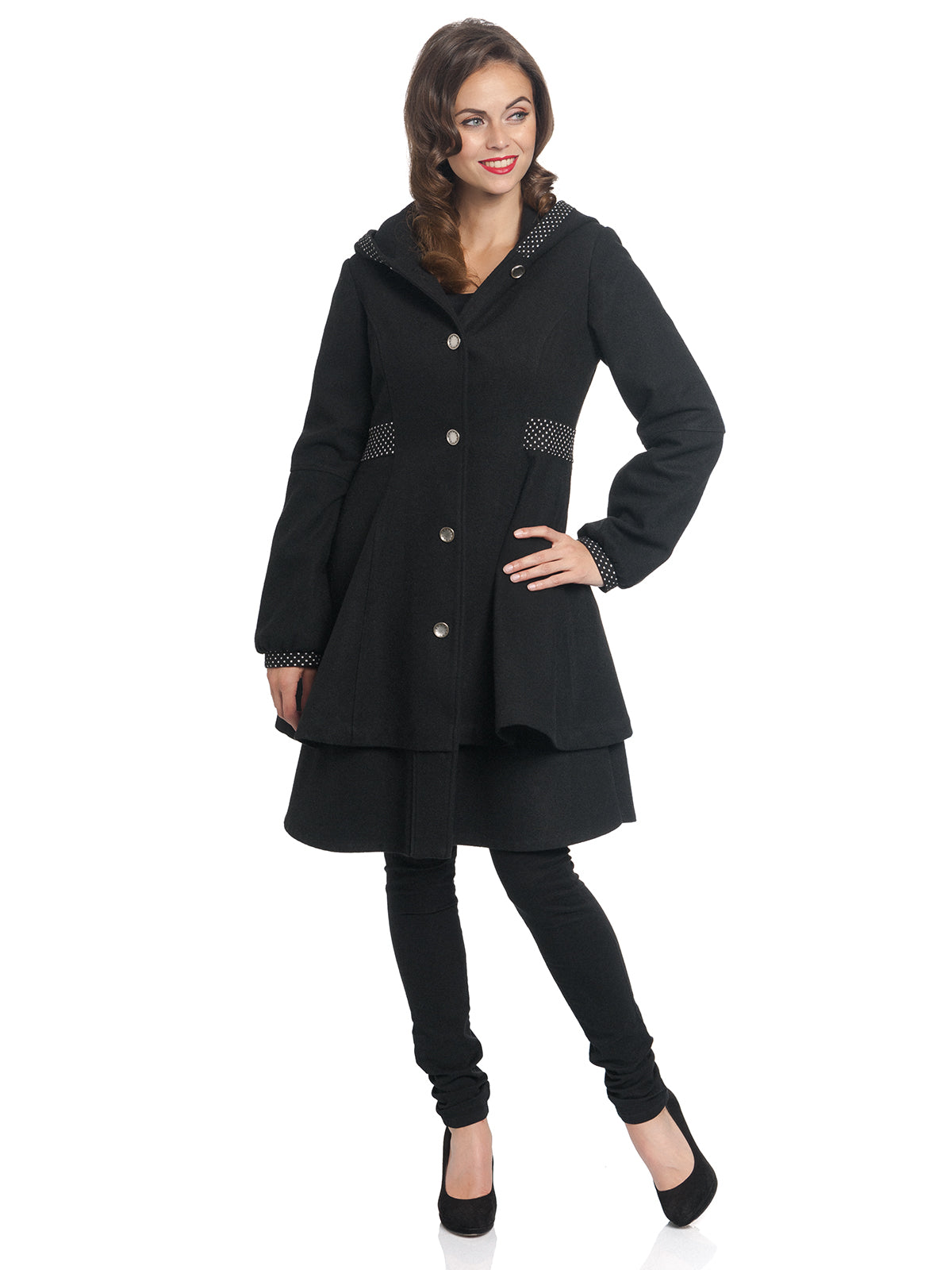 PUSSY DELUXE Pretty Dotties Girl Coat