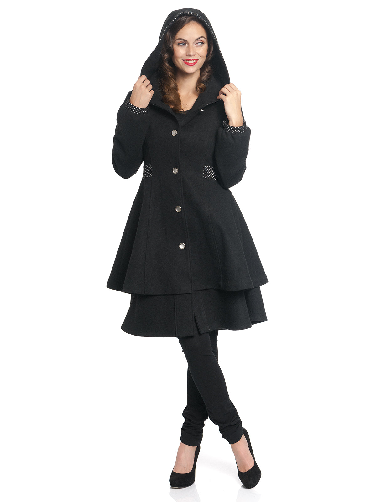 PUSSY DELUXE Pretty Dotties Girl Coat