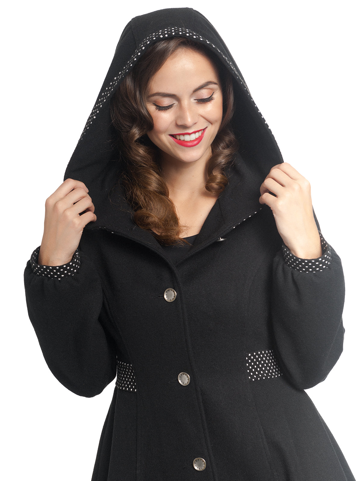PUSSY DELUXE Pretty Dotties Girl Coat