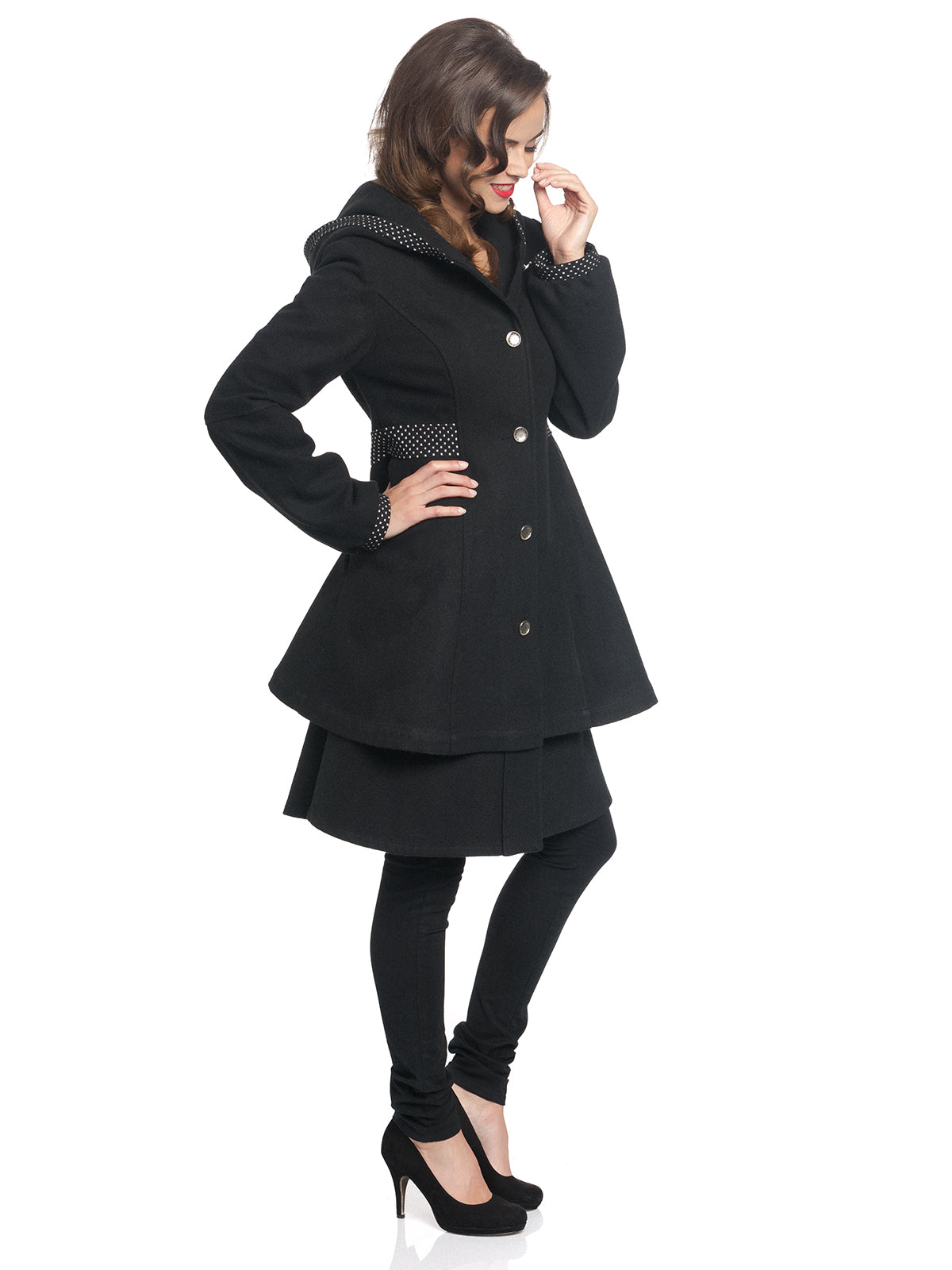 PUSSY DELUXE Pretty Dotties Girl Coat