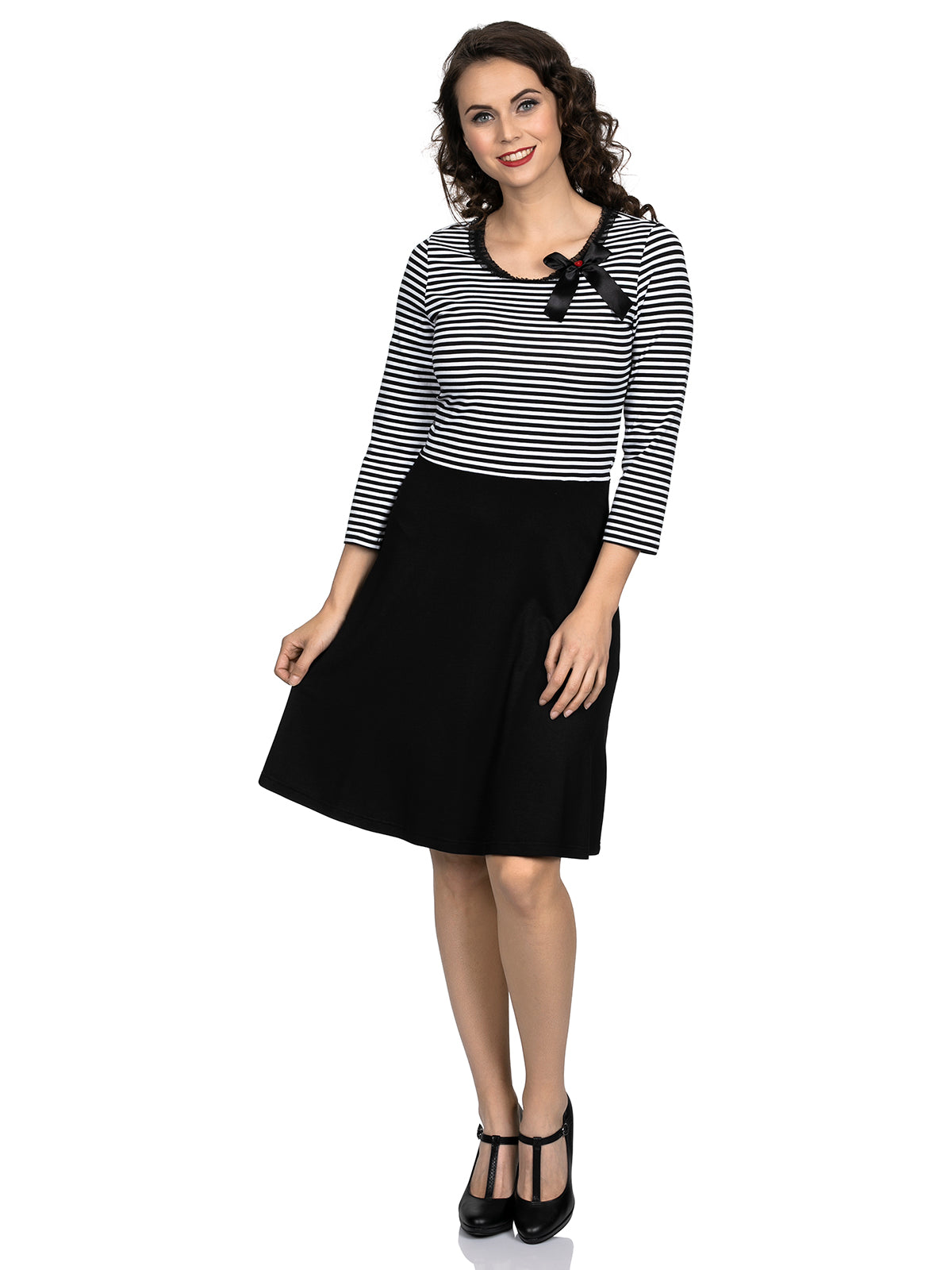 PUSSY DELUXE Fine Stripes Dress