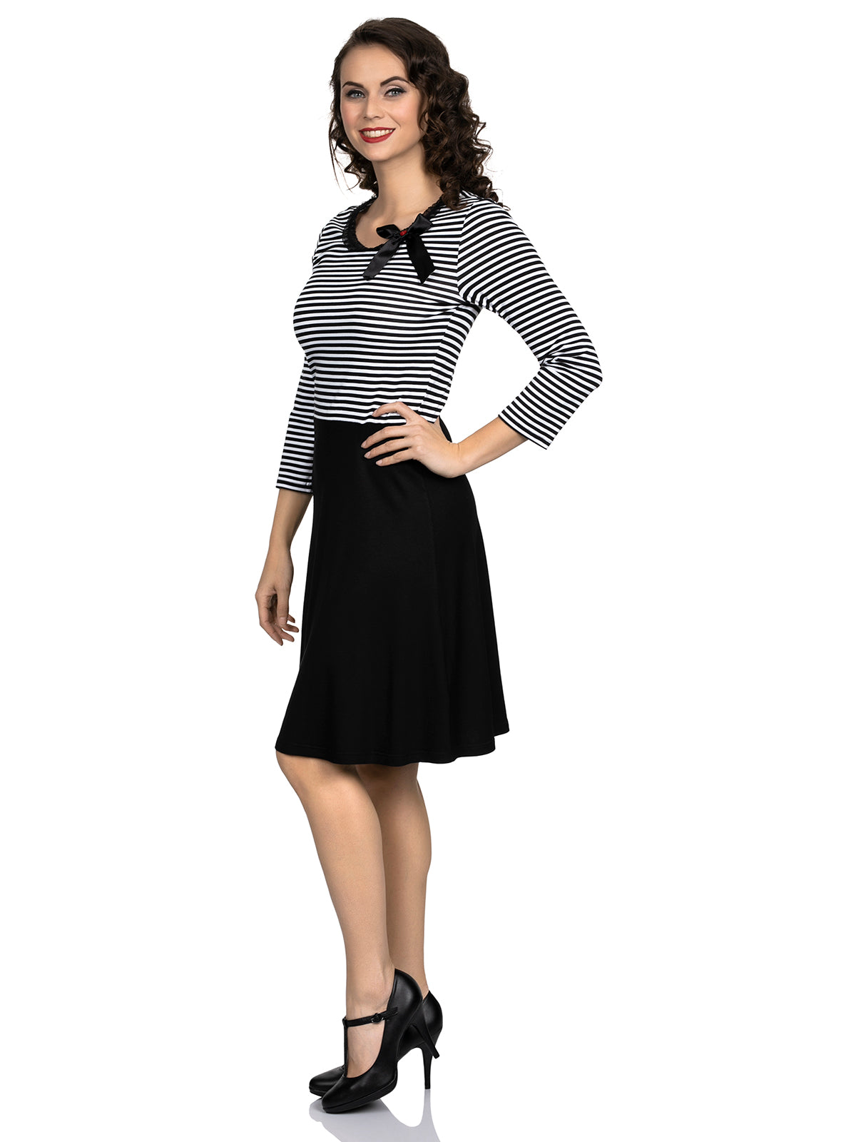 PUSSY DELUXE Fine Stripes Dress