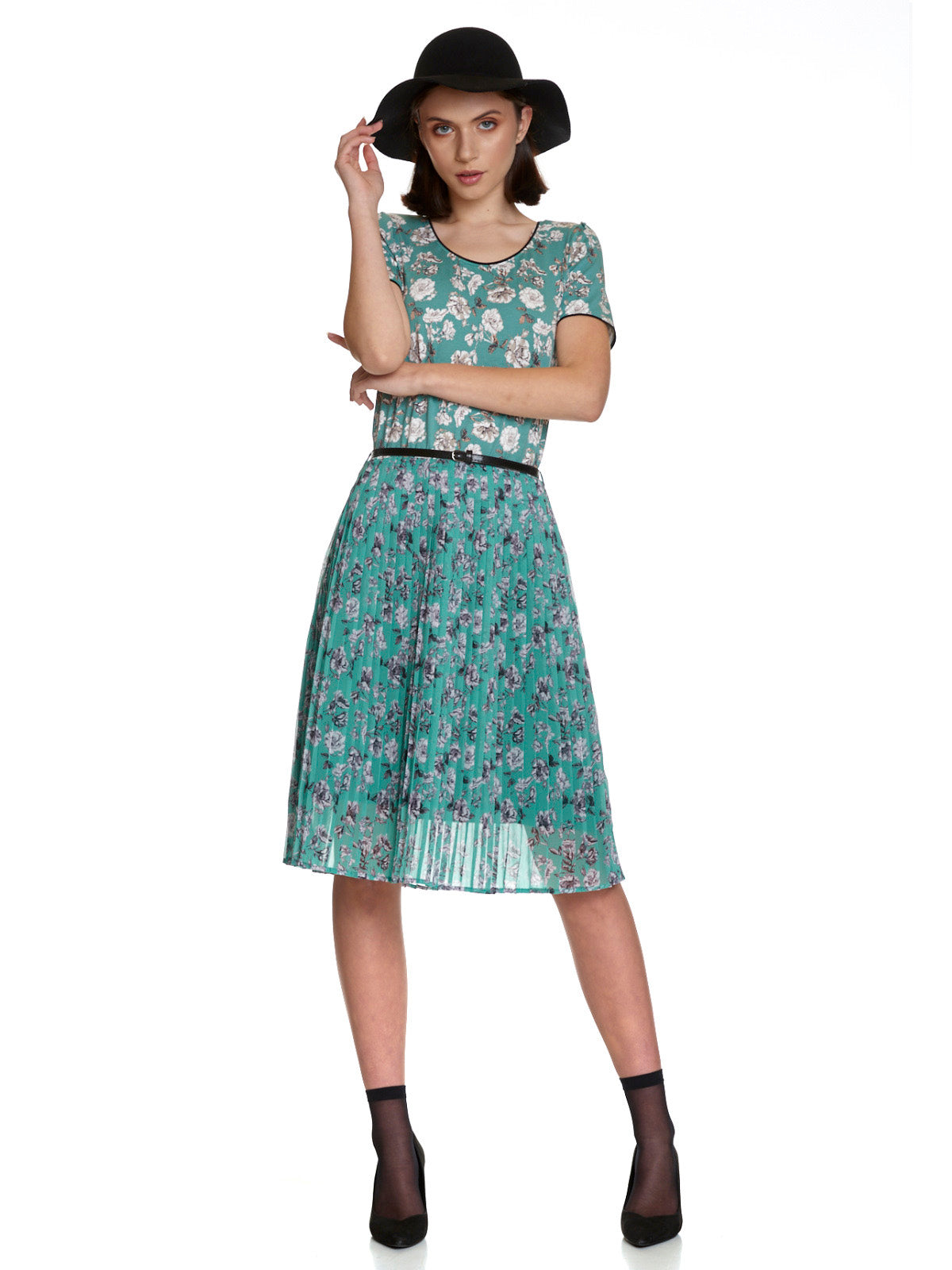 Vive Maria Green Bouquet Dress