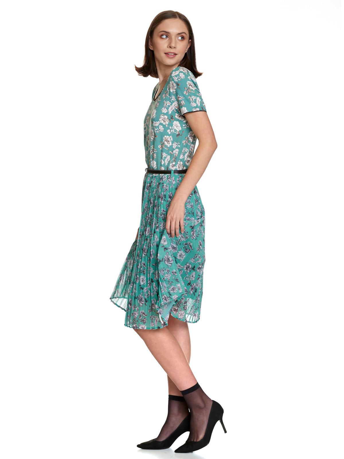 Vive Maria Green Bouquet Dress