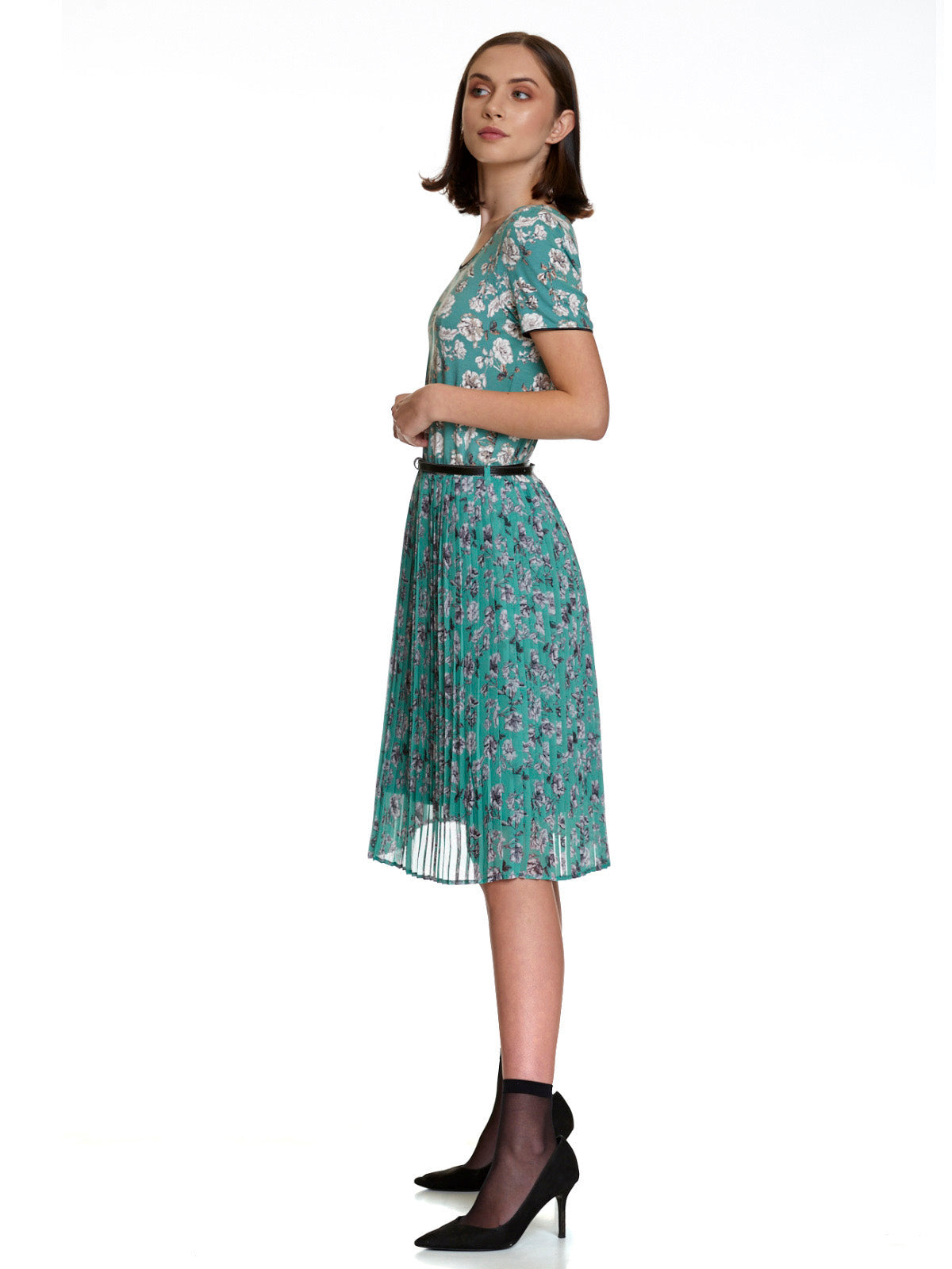 Vive Maria Green Bouquet Dress