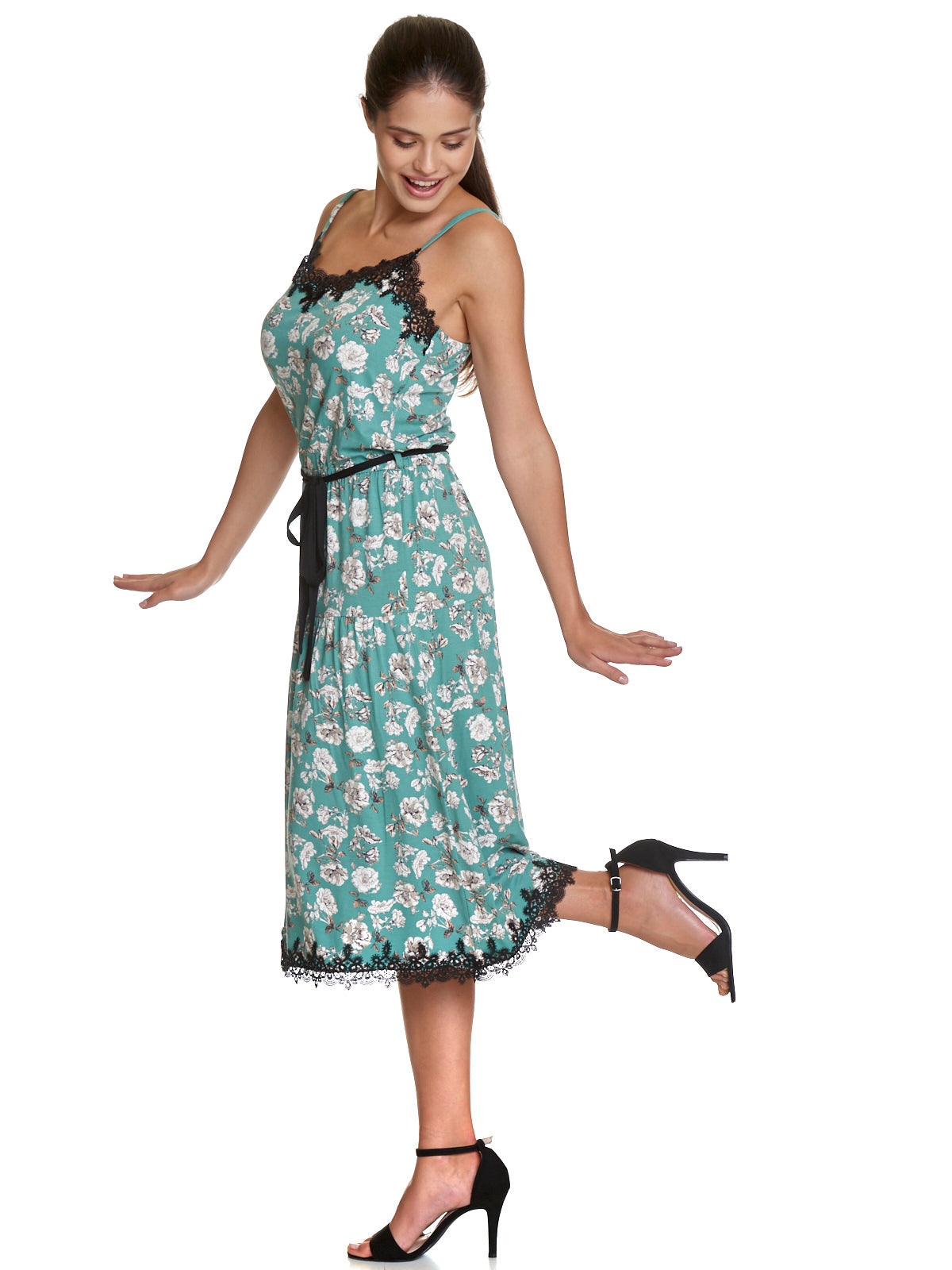 Vive Maria Green Flower Dress