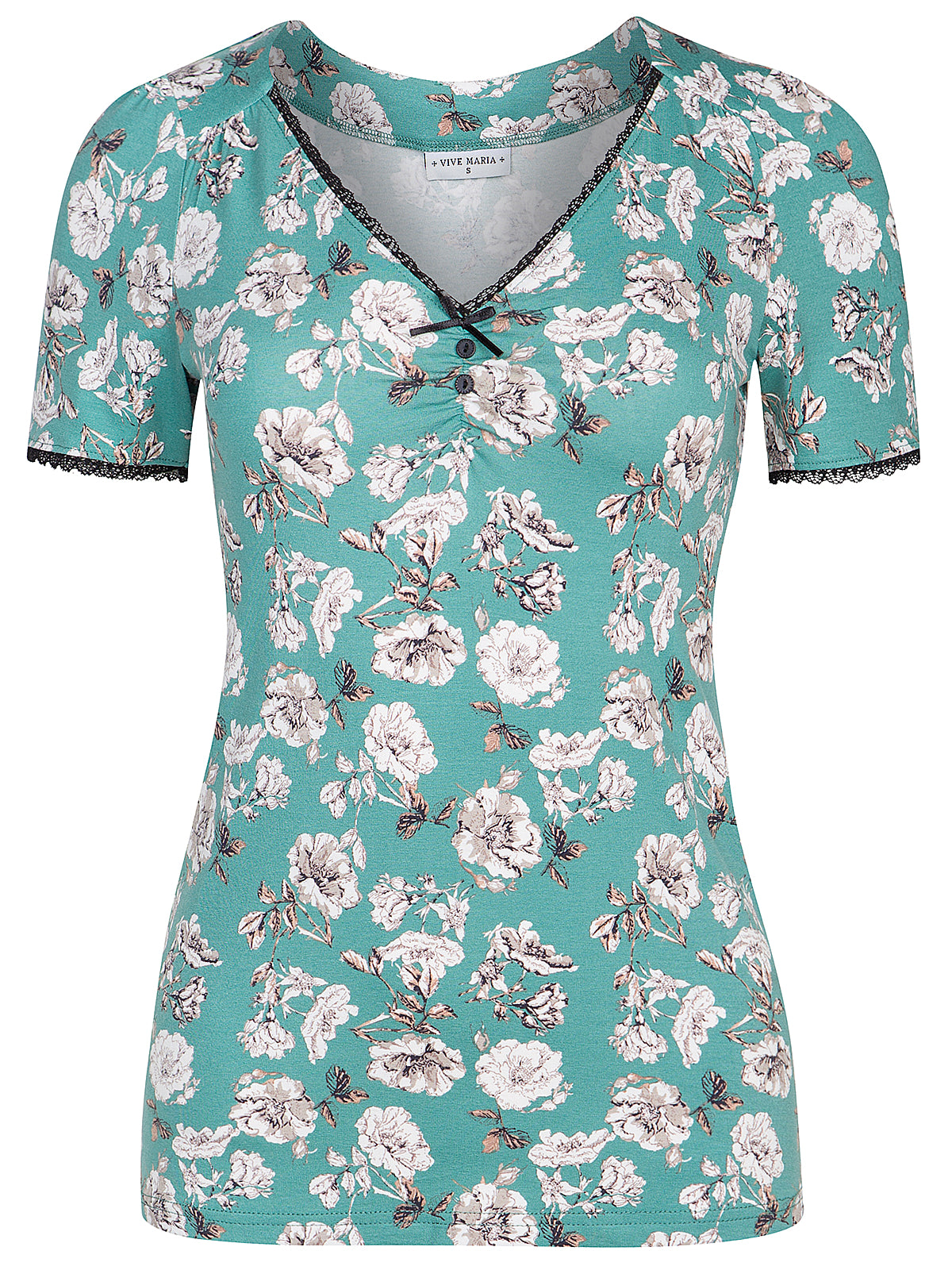 Vive Maria Green Bouquet Shirt