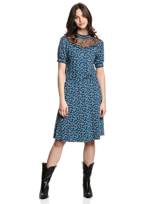 VIVE MARIA Blueberry Lace Dress