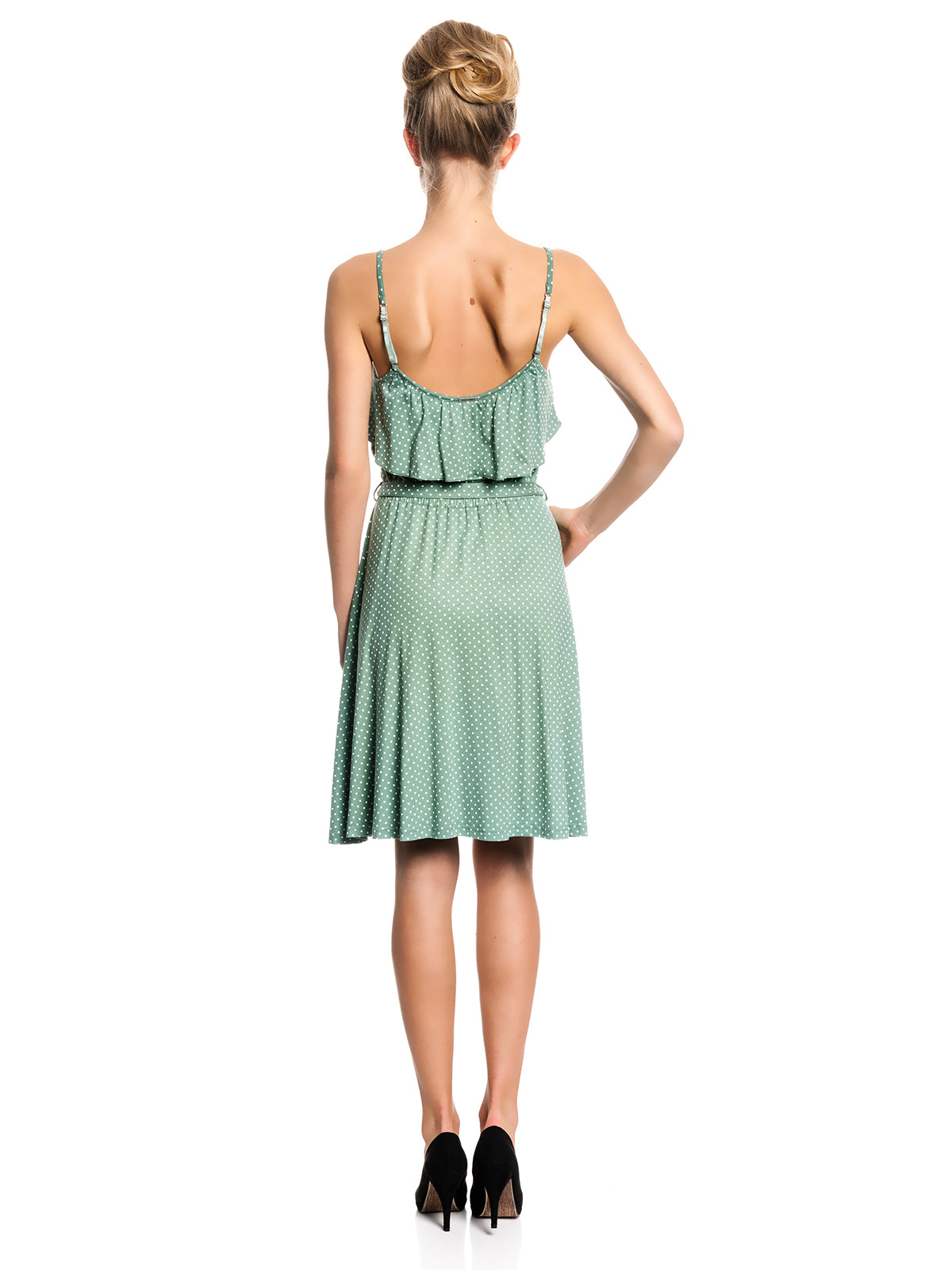 Vive Maria Summer Green Pinafore Dress