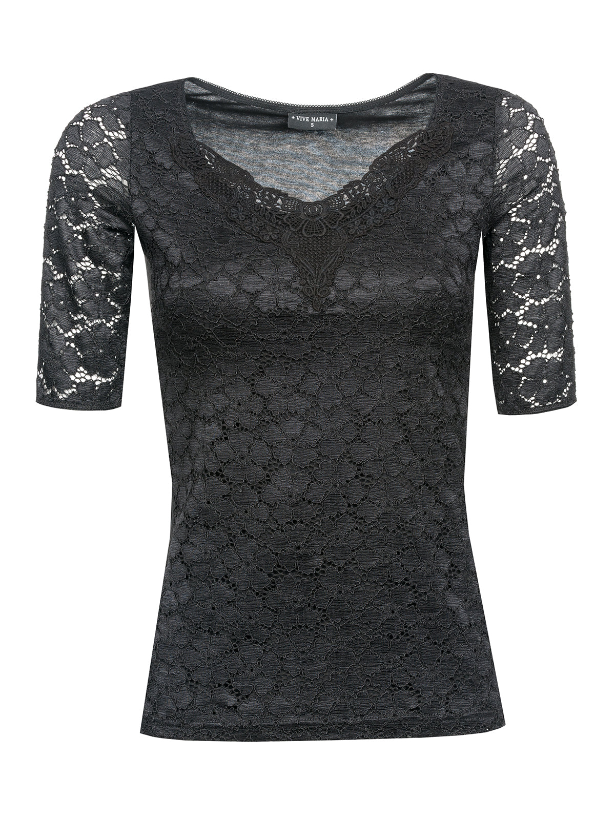 VIVE MARIA Romantic Lace Shirt black