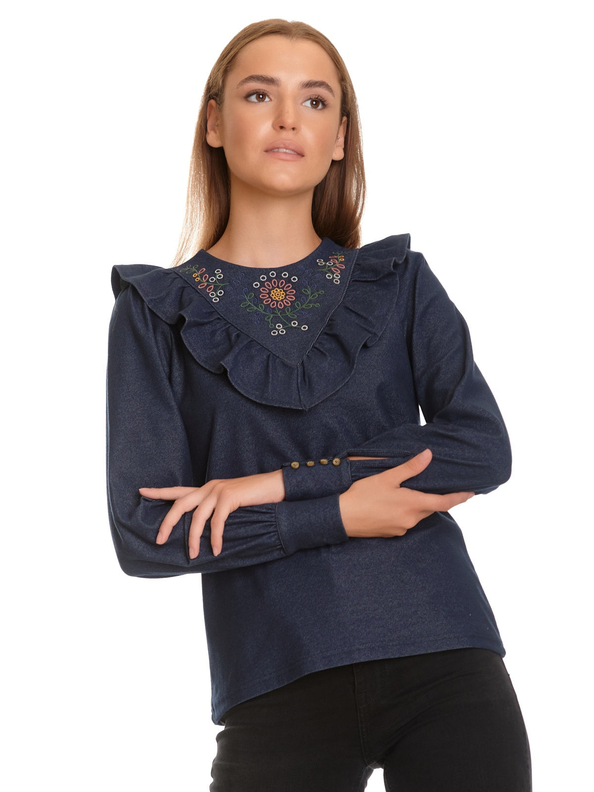 Vive Maria Nevada Denim Blouse