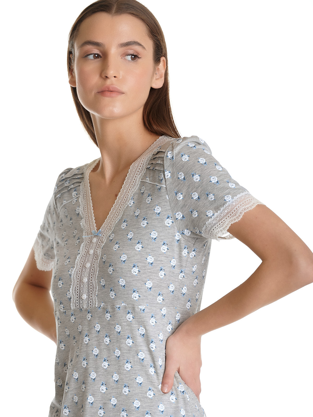 VIVE MARIA Blue Rose Nightdress