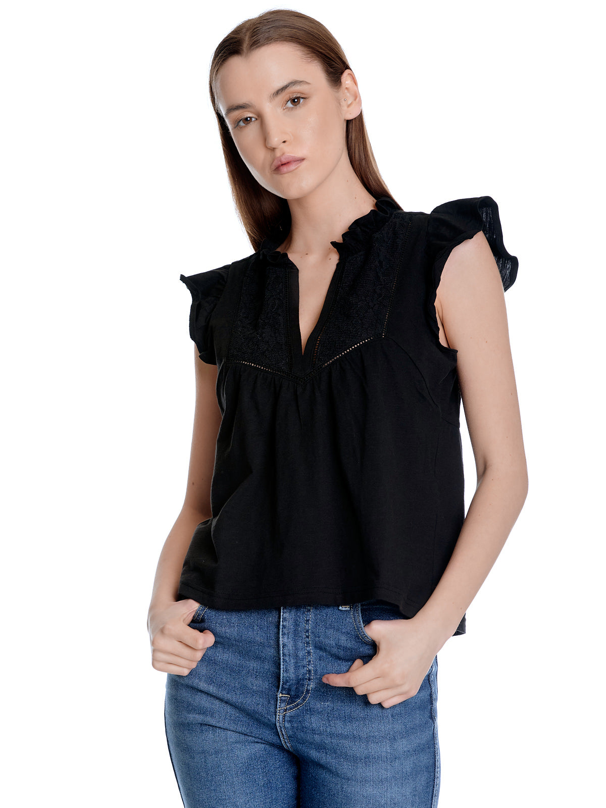 VIVE MARIA Summer Day Top black