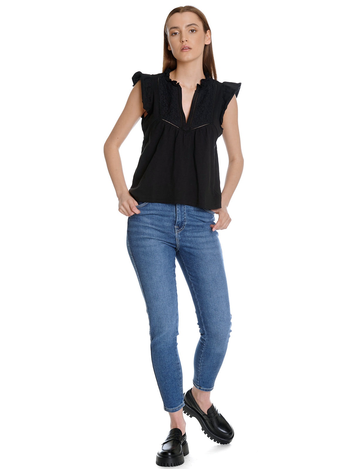 VIVE MARIA Summer Day Top black