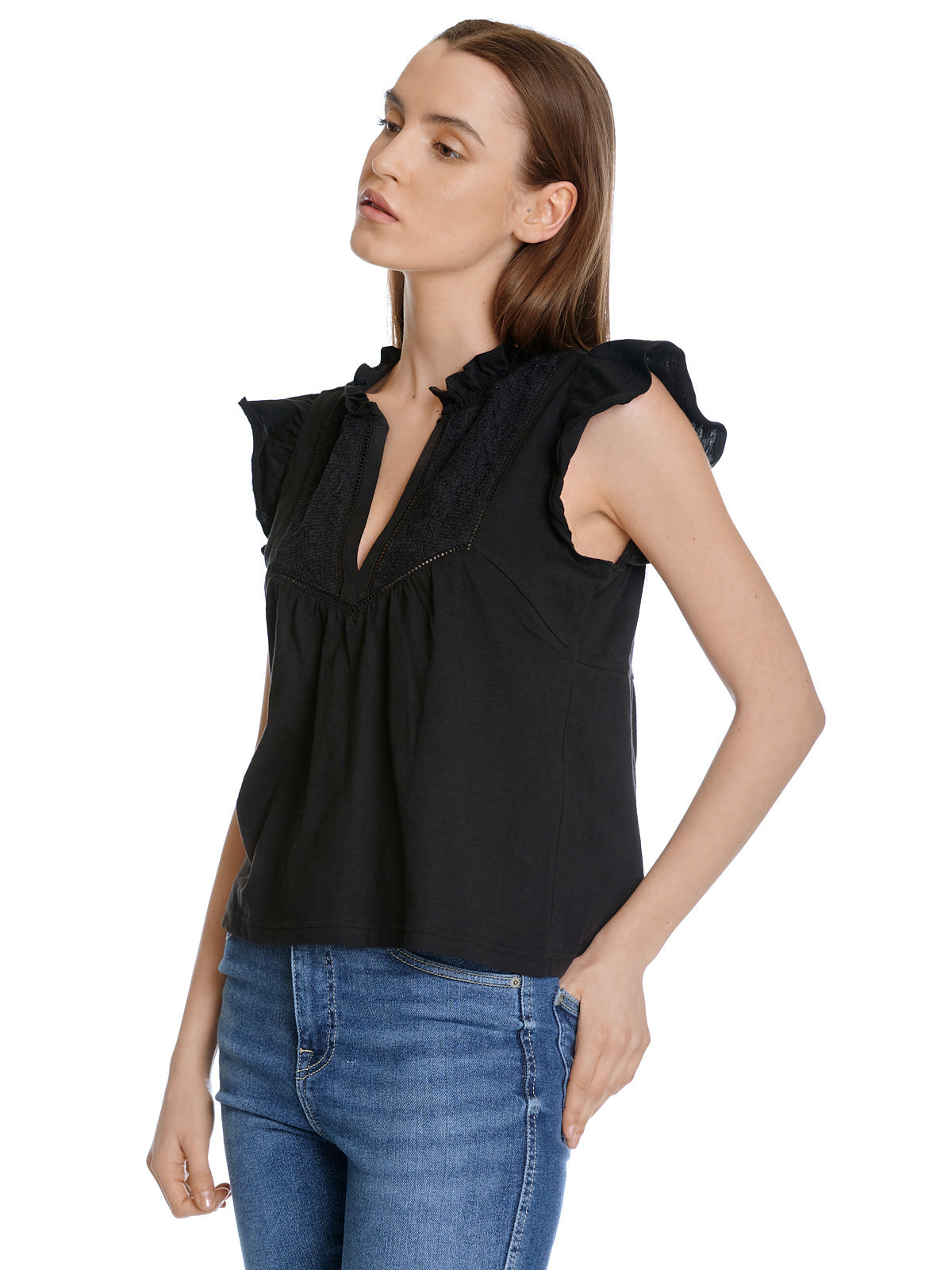 VIVE MARIA Summer Day Top black