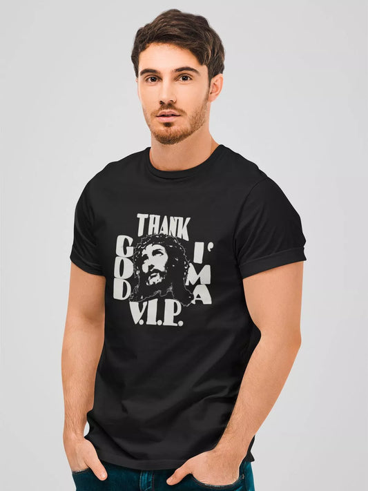 VIVE MARIA Thank God T-Shirt men black