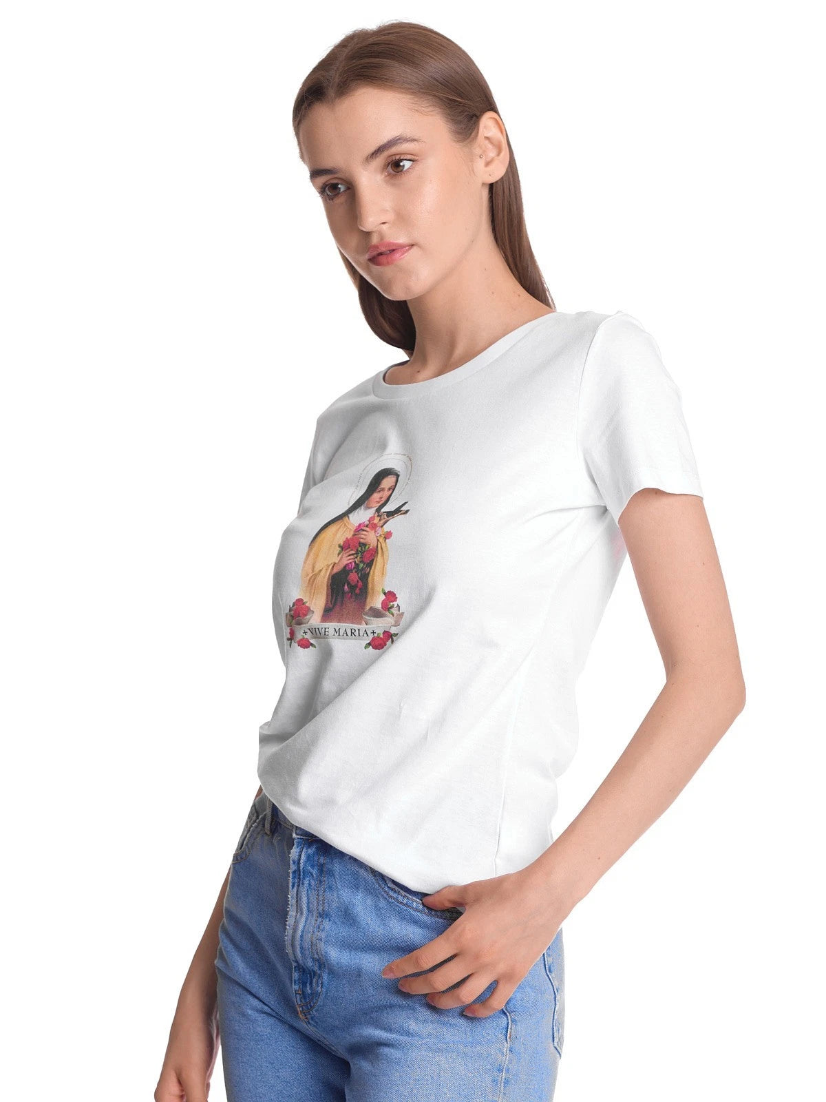 VIVE MARIA Holy Therese T-Shirt white