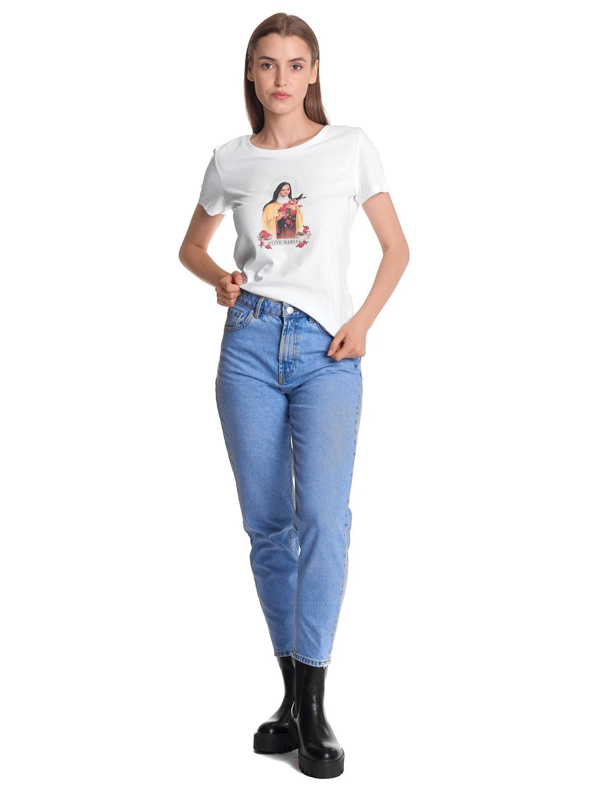 VIVE MARIA Holy Therese T-Shirt white