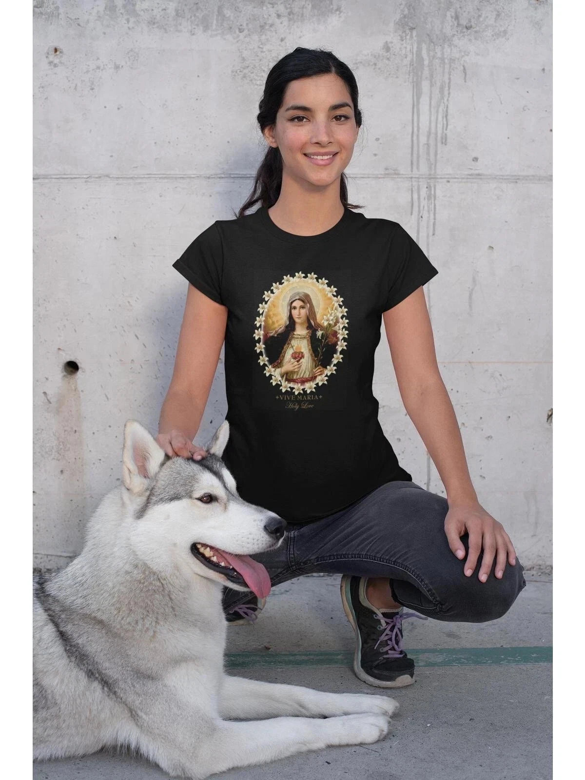 VIVE MARIA Holy Love T-Shirt black