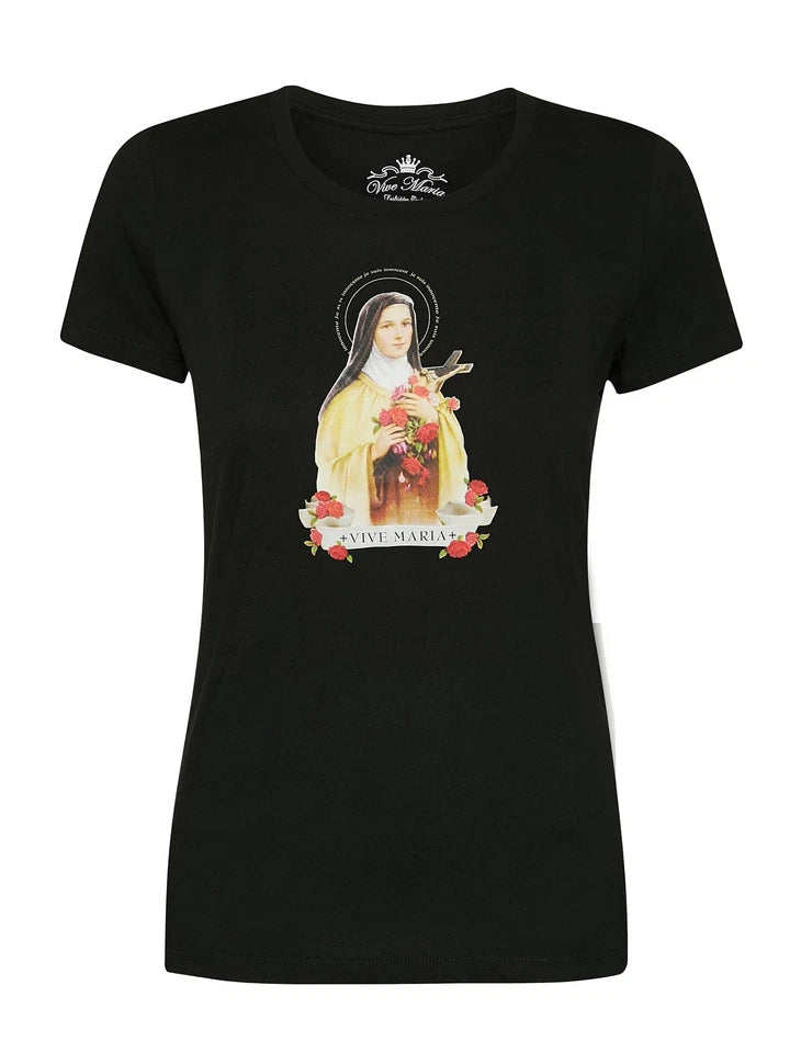 VIVE MARIA Holy Therese T-Shirt black