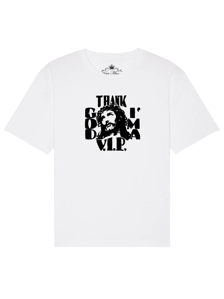 VIVE MARIA Thank God T-Shirt men white